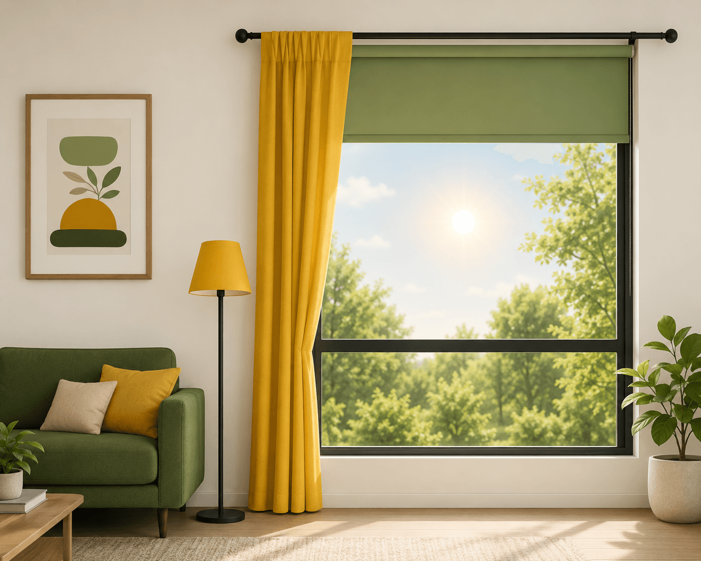 Recent curtain installation by Sun & Shade in a Melbourne living room