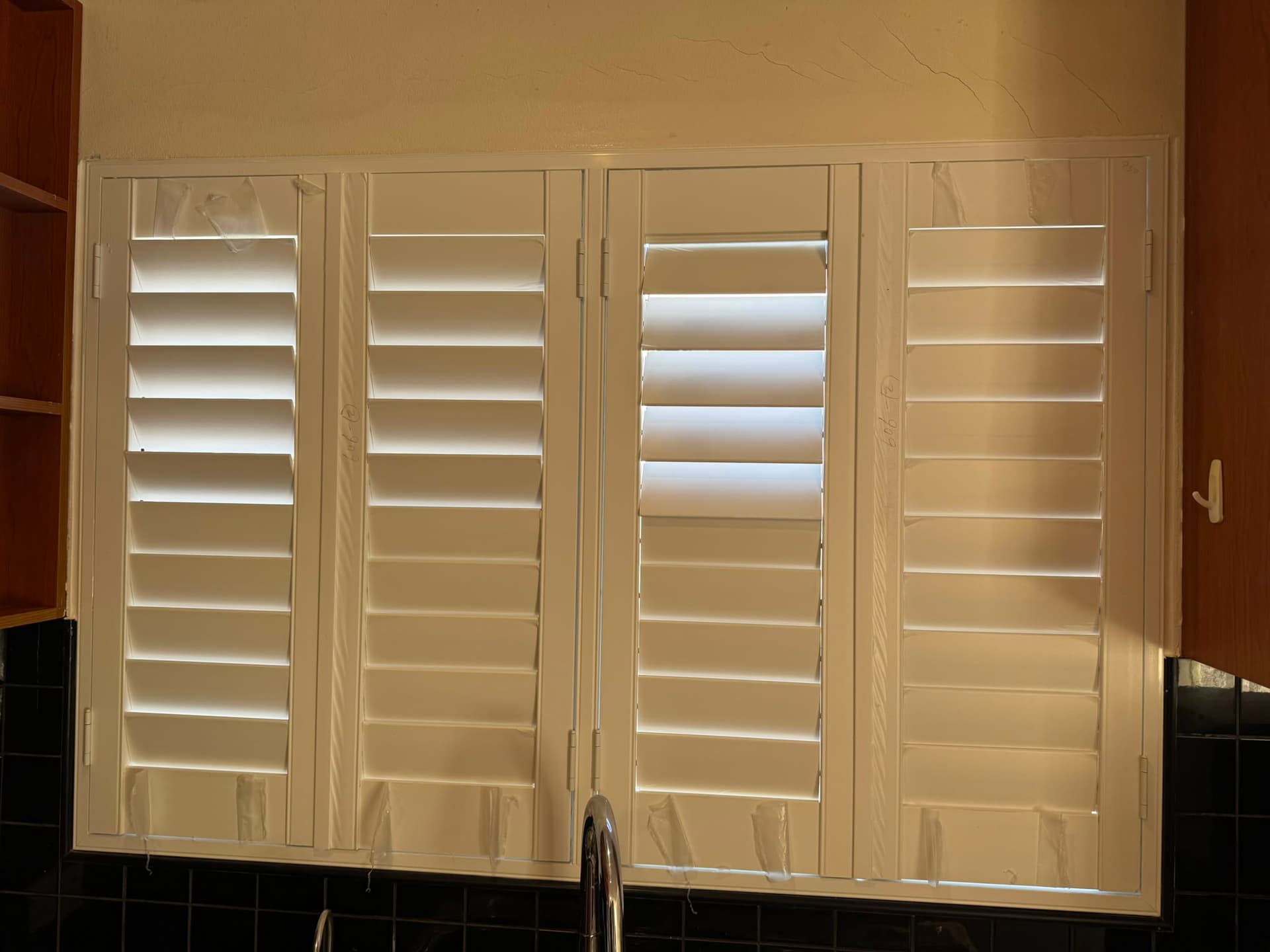 Plantation shutters installed in a Melbourne home